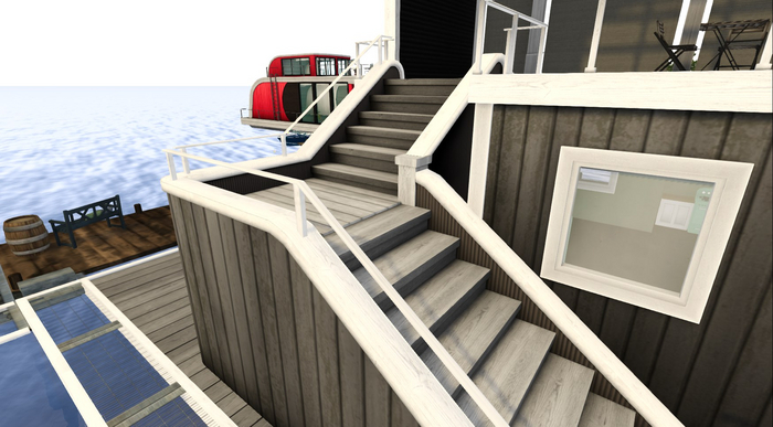 Hand Rails House Boat Wallover