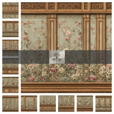 TB - SCOTTISH CASTLE LADIES BEDROOM WALLS