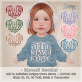 ;Lovey- Blessed Sweater - Fatpack