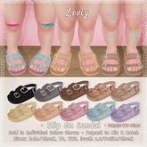 ;Lovey- Slip-On Sandals - Yellow