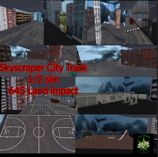 Skyscraper City Track 1/2 sim