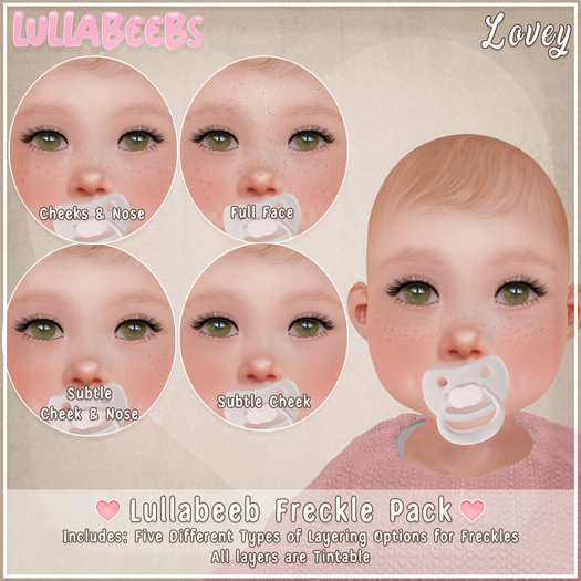 ;Lovey- LB Freckle Pack