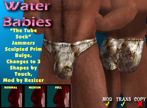 Water Babies - "The Tube Sock" Speedo (Fur 2)