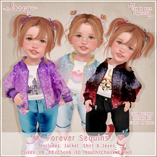 ;Lovey- Forever Sequins - Fatpack