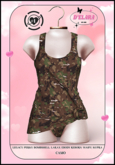 D'ELARA DRESS & PANTIE #1 CAMO