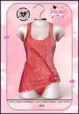 D'ELARA DRESS & PANTIE #1 RED