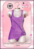 D'ELARA DRESS & PANTIE #1 PURPLE