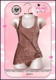 D'ELARA DRESS & PANTIE #1 BOWN