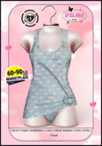 D'ELARA DRESS & PANTIE #1 CLOUD