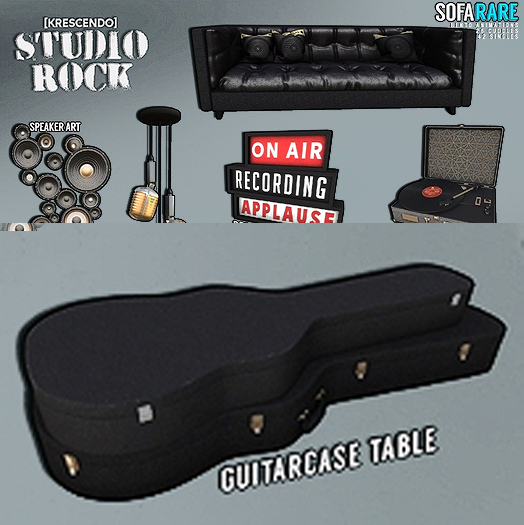 [Kres] Studio Rock - Guitarcase Table