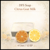 DFS Soap - Citrus Goat Milk - ACTUAL ITEM