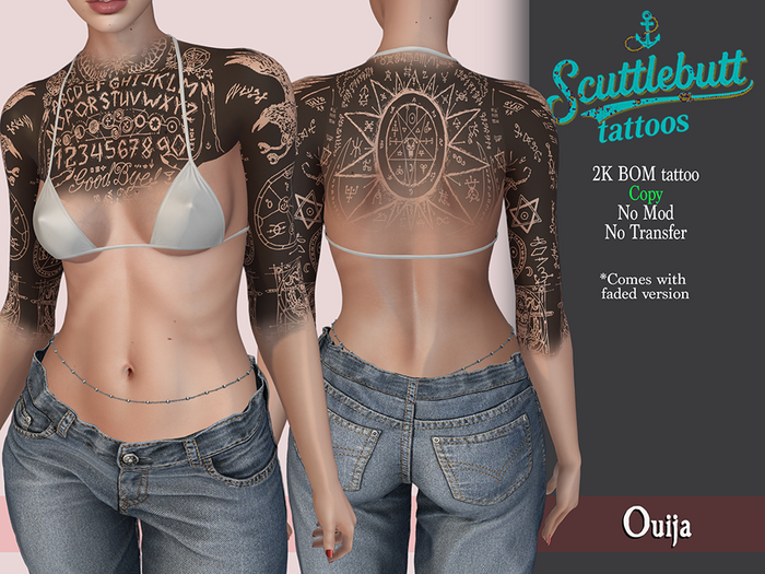 .::Scuttlebutt::. Ouija Tattoo