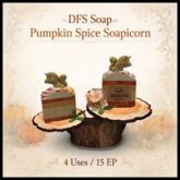 DFS Soap - Pumpkin Spice Soapicorn - ACTUAL ITEM