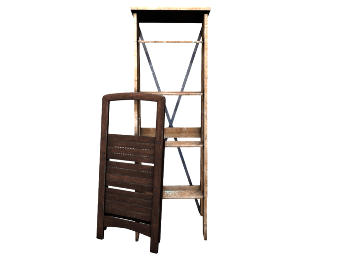 Second Spaces - In the Garage - ladders RARE