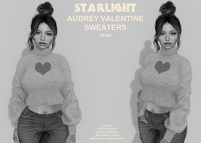 :: SA ::  Audrey - Valentine Sweaters - Ribbed & Marle Demo