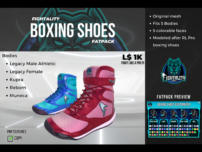 Fightality Boxing Shoes FATPACK