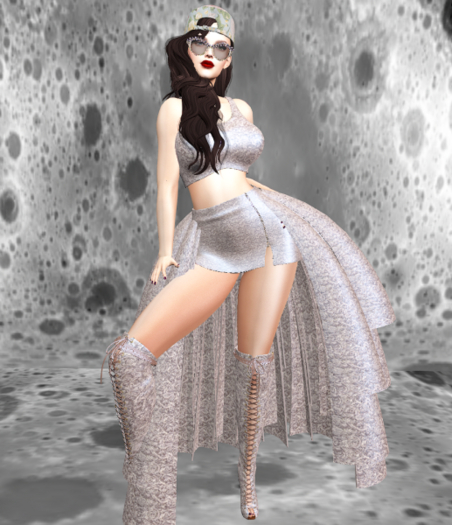IMBOLG Roses Skirt Set [Blonde Snow] (Assorted)