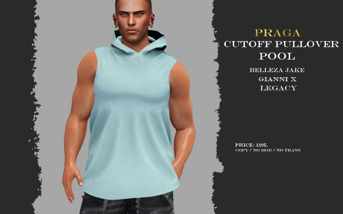 Praga Cutoff Pullover - Pool