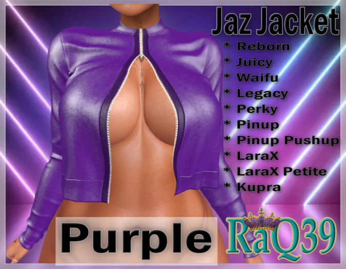 [R39] Jaz Jacket-Purple