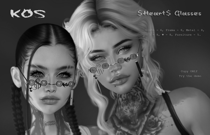 .KOS. $Heart$ Glasses DEMO