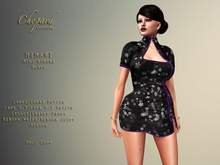 *Chopard Couture* Himari Mini Kimono - Black