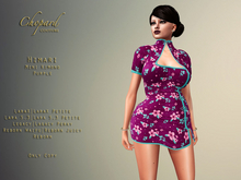 *Chopard Couture* Himari Mini Kimono - Purple