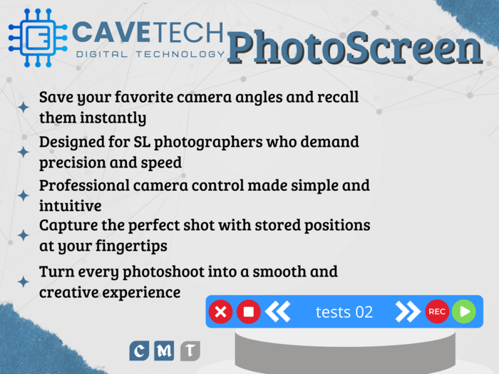 CaveTech - PhotoScreen HUD