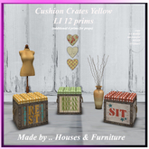 Cushion Crates Yellow