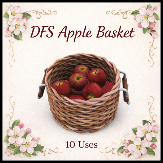 DFS Apple Basket - ACTUAL ITEM
