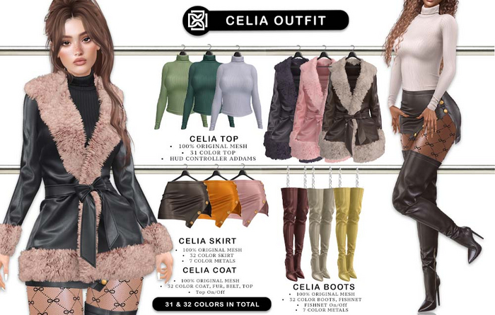 Addams // Celia Outfit // MEGAPACK