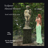 RP-Chic Box Sculpture Almond blossom on column