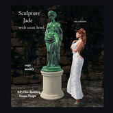 RP-Chic Box Sculpture Jade on column