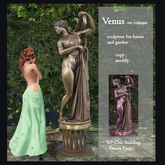RP-Chic Box Sculpture Venus on column