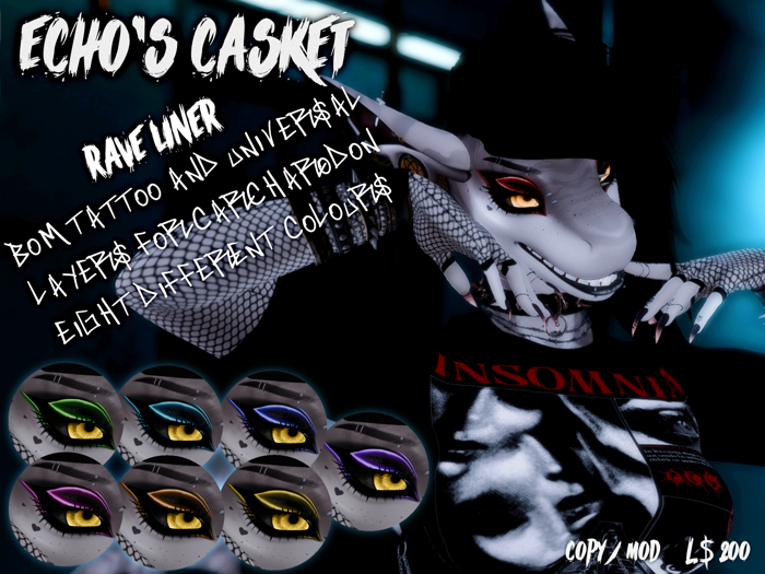 {Echo's Casket} Carcharodon Rave Liner