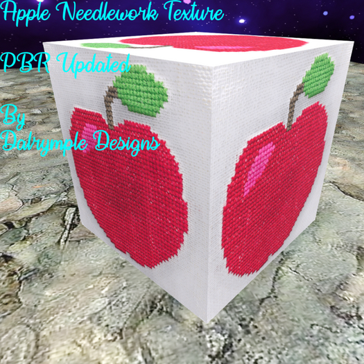 [Dalrymple Designs] Apple PBR Needlework Texture