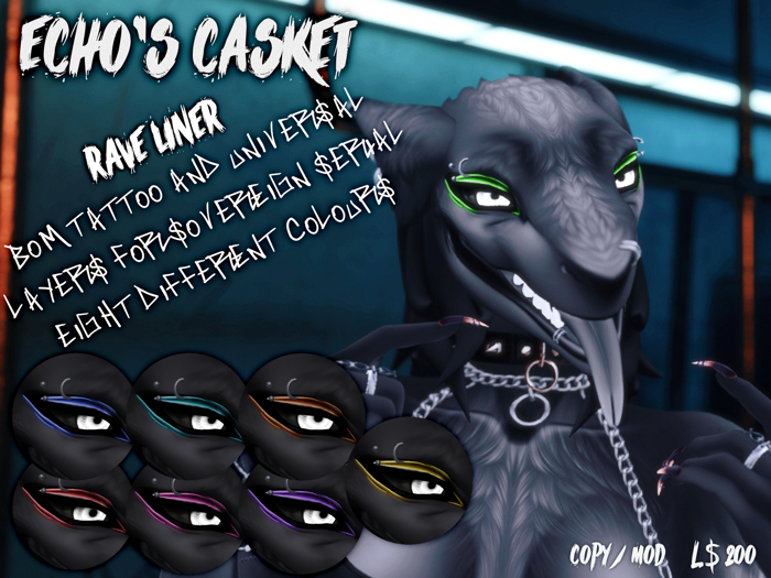 {Echo's Casket} Sovereign Sergal Rave Liner