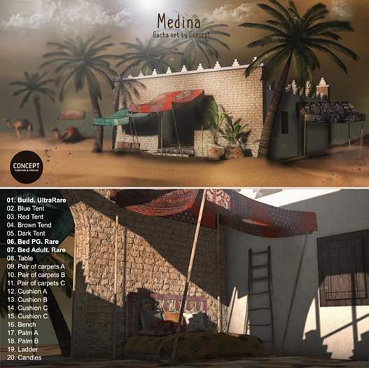 Concept}  Medina  FULL SET + RARE&ULTRARARE