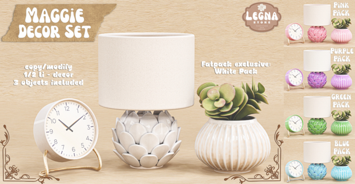 - Legna - Maggie Decor Set (Fatpack)