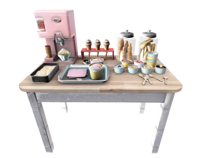 14 - ionic : Ice Cream Table  - Rare