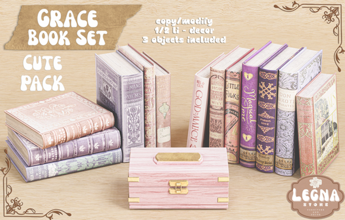 - Legna - Grace Book Set (Cute Pack)