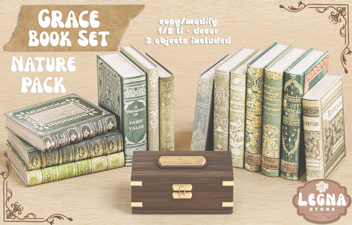 - Legna - Grace Book Set (Nature Pack)