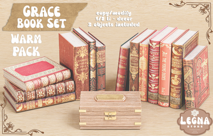 - Legna - Grace Book Set (Warm Pack)