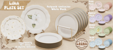 - Legna - Lidia Plate Set (Fatpack)