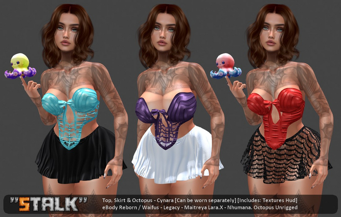 Top, Skirt & Octopus - Cynara