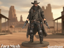 ZM PBR Wild West Gunslinger FULL PERM MESH
