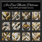 *Wallflowers* Art Deco Marble Patterns