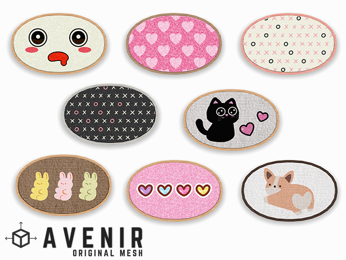 Cute Oblong Door Mat Rug - MOD/COPY - Mix & Match