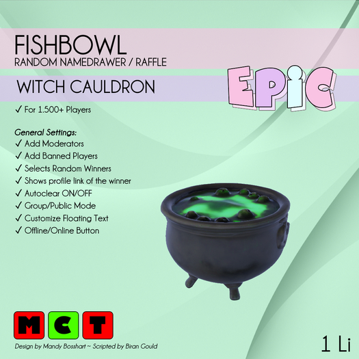 [EPIC FishBowl] Witch Cauldron (ADD ME)