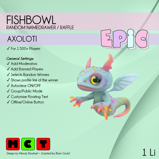 [EPIC FishBowl] Axoloti (ADD ME)