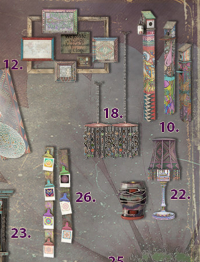 18 -DRD- Vagabond Two - Red Chime Set